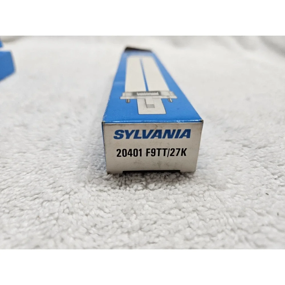 Sylvania 20401 Fluorescent Twin Tube 9 Watt Bulbs F9TT/27k New In Box